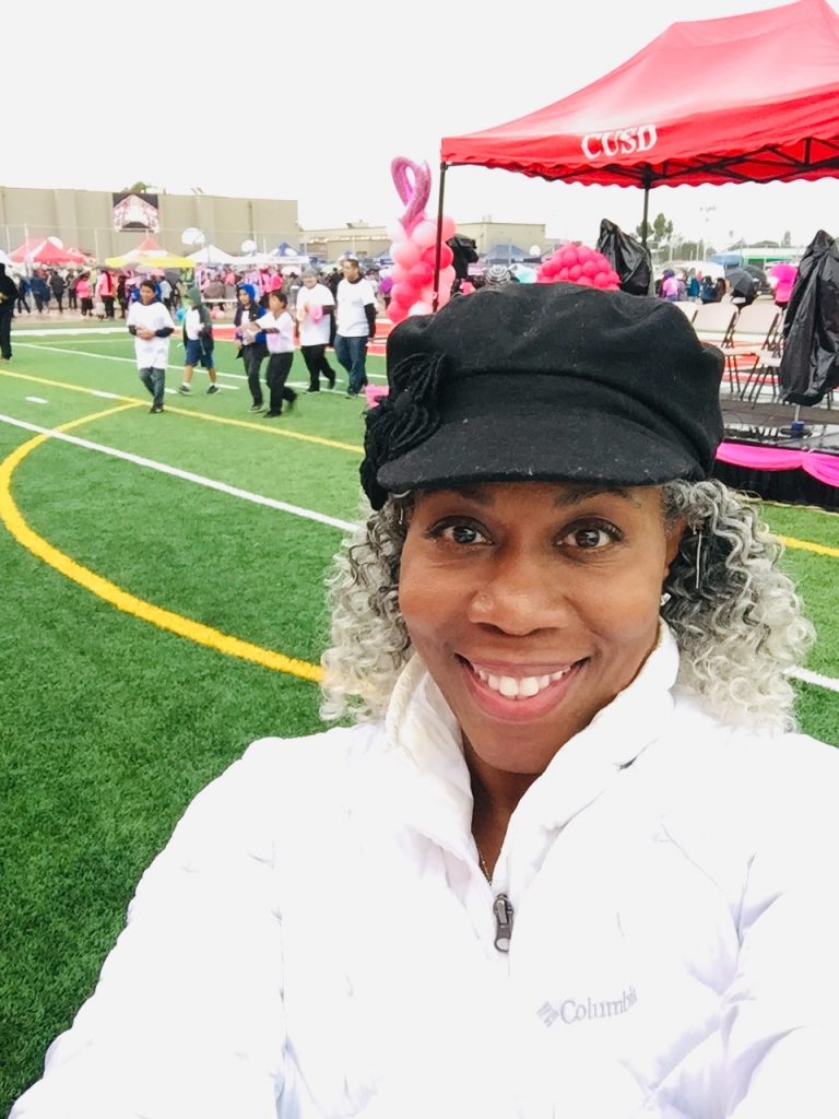 Evelyn d brooks sponsoring breast cancer fundraising event
